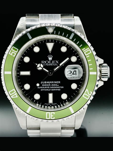 rolex submariner kermit 2003|rolex submariner green 50th anniversary.